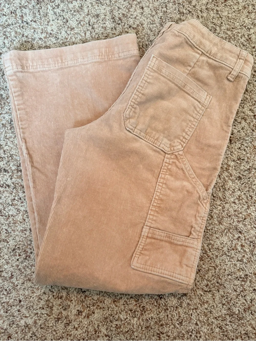 art class Kids Corduroy Utility Pants in Khaki